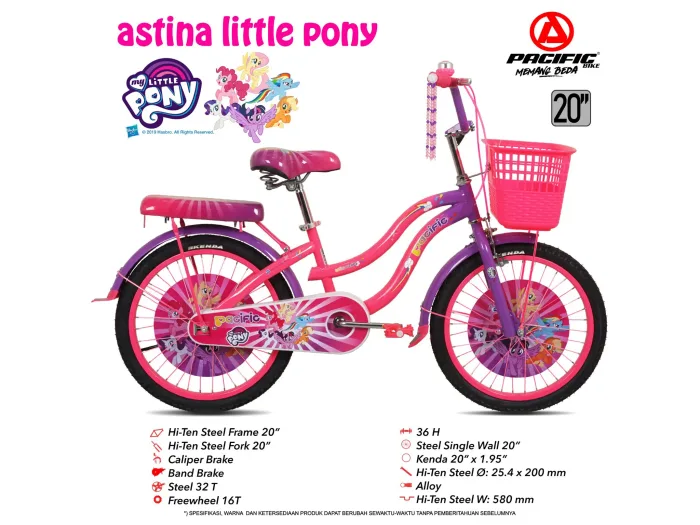 My little pony bike 20 inch hotsell