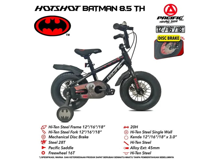 HOTSHOT BATMAN 8.5 TH (DISC BRAKE) (12”) - Gambar 2