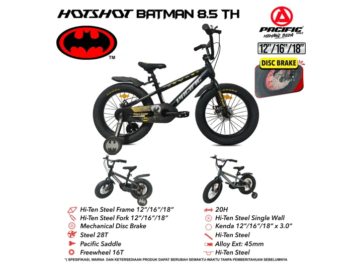 HOTSHOT BATMAN 8.5 TH (DISC BRAKE) (18”) - Gambar 2