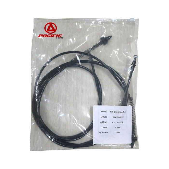 F/R BRAKE CABLE, ELECTRIC TRICYCLE, BK, PACIFIC MAXIMUS PTP-J233-HL - Gambar 2